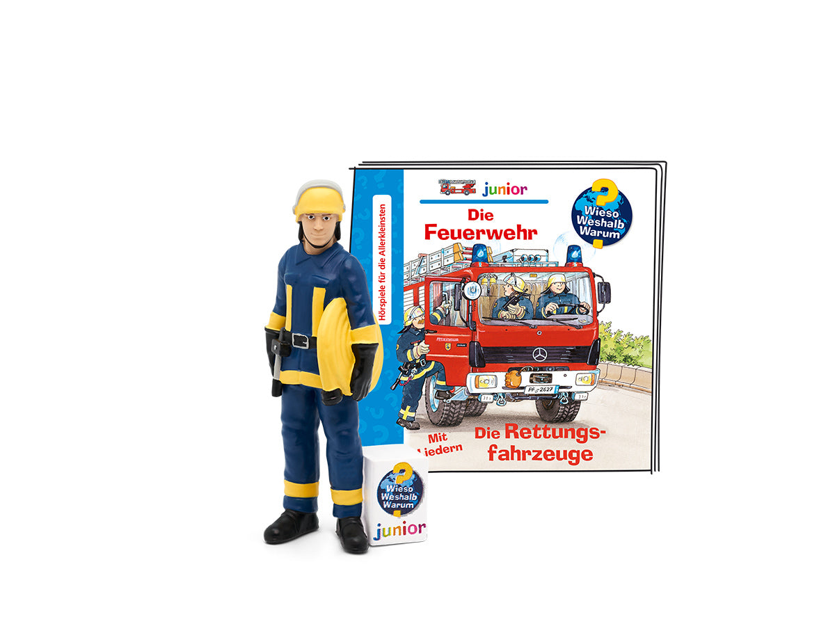 Tonie Figur Wieso? Weshalb? Warum? junior - Die Feuerwehr/Die Rettungsfahrzeuge