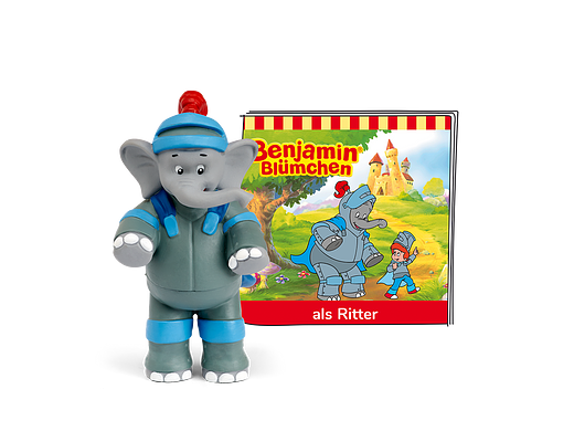 Tonie figures Benjamin Blümchen as a knight audio figure for Toniebox