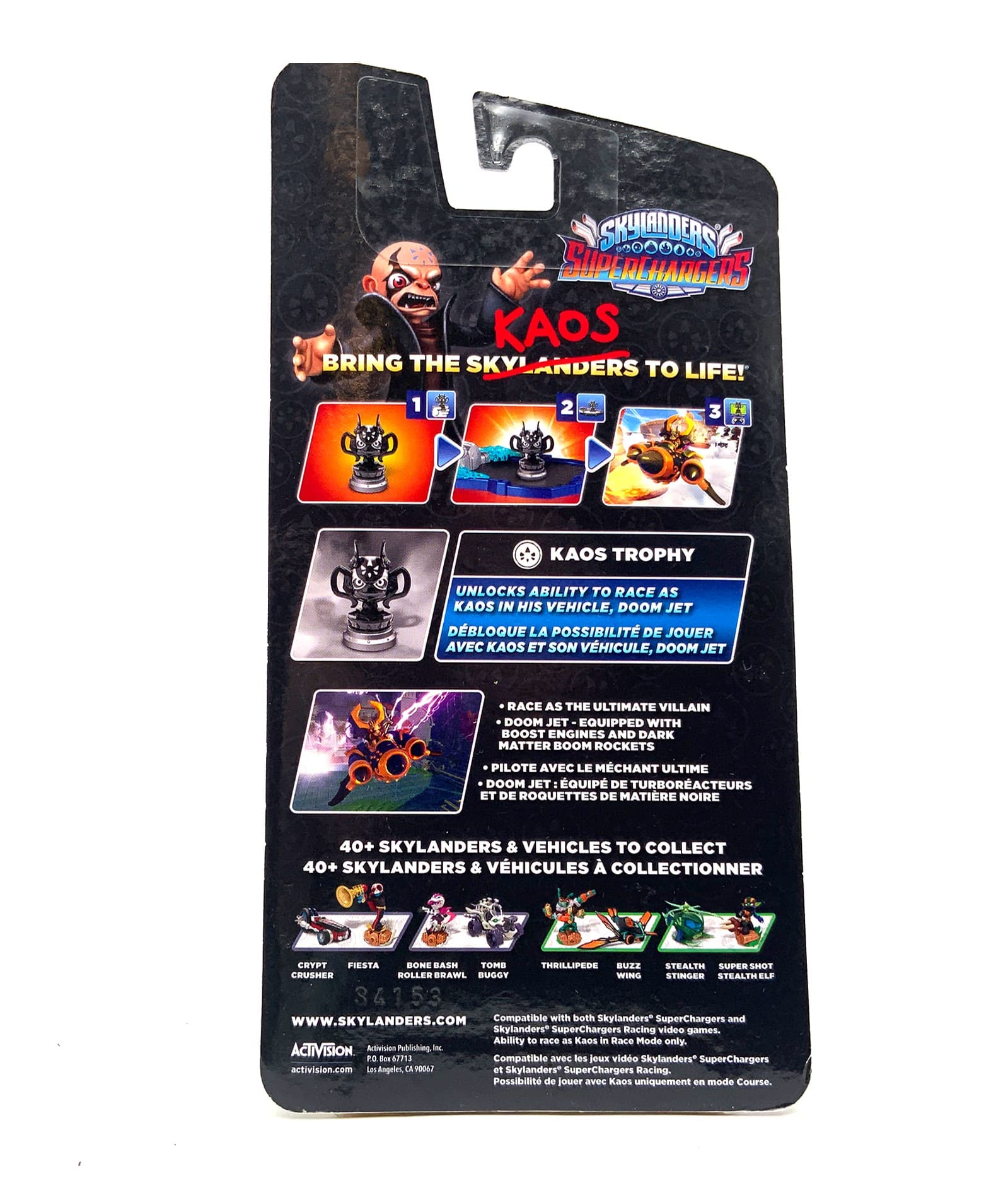 Skylanders Superchargers Kaos Trophy in OVP