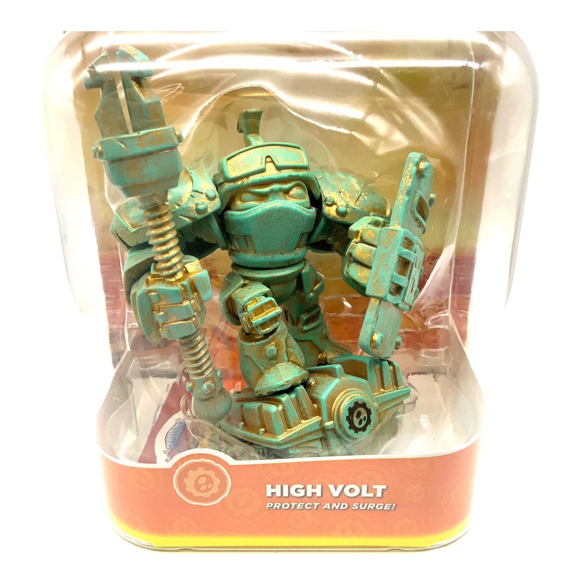 Skylanders Superchargers High Volt Copper Patina Chase Variante in OVP