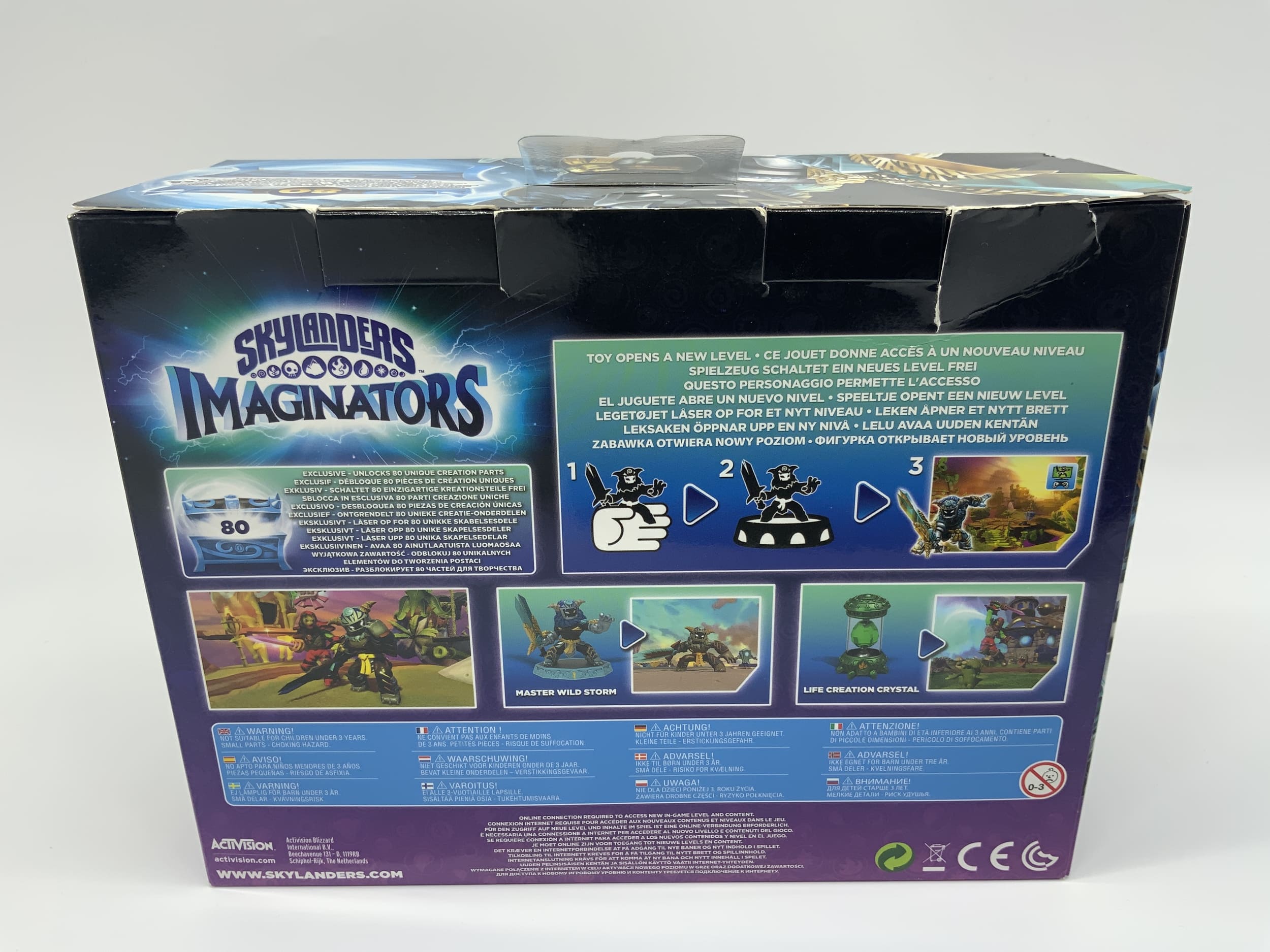 Pack de niveaux Skylanders Imaginators Cursed Tiki Temple dans son emballage d'origine avec Master Wildstorm