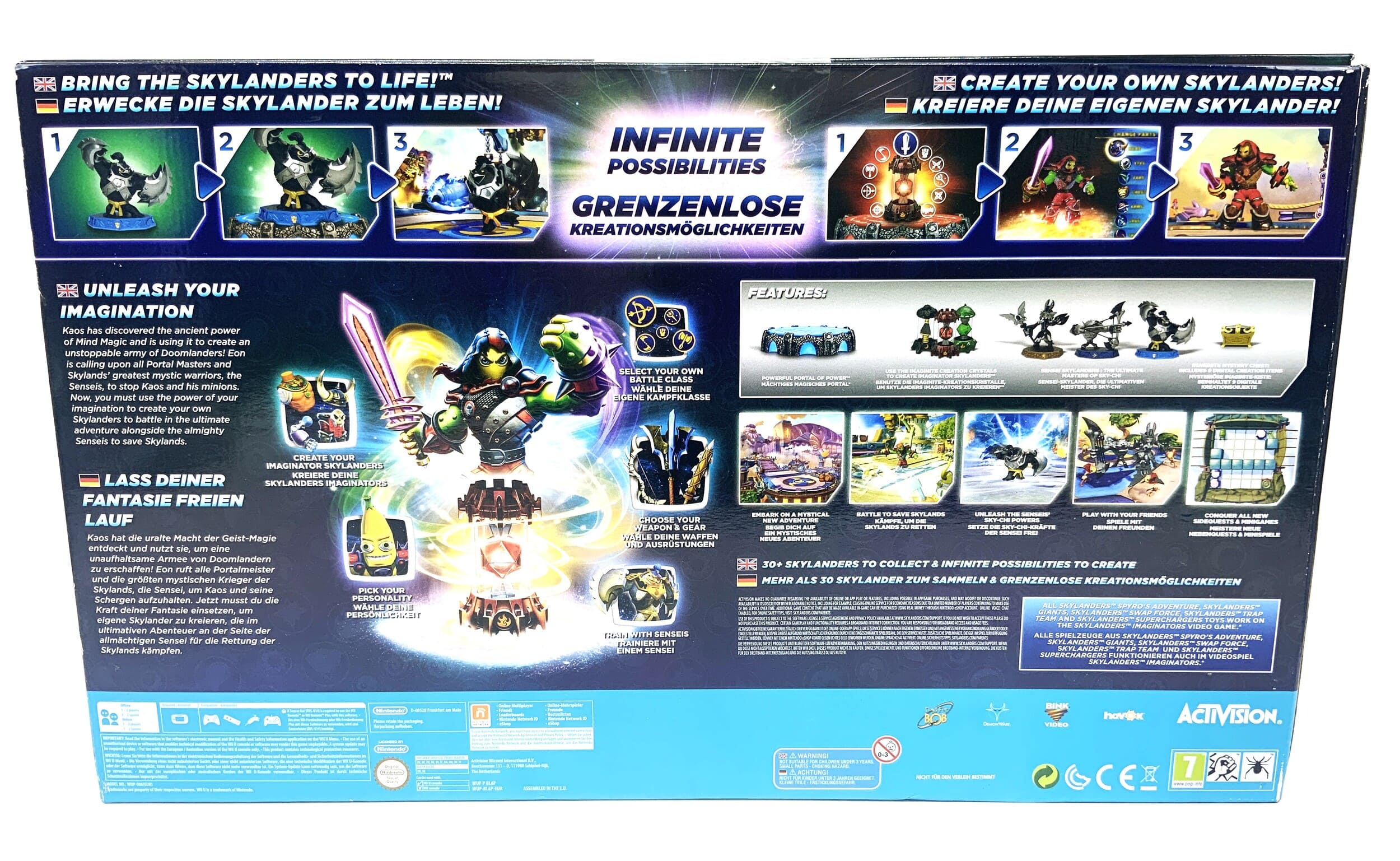 Skylanders Imaginators Starter Pack Dark Edition Nintendo Wii u Starterset