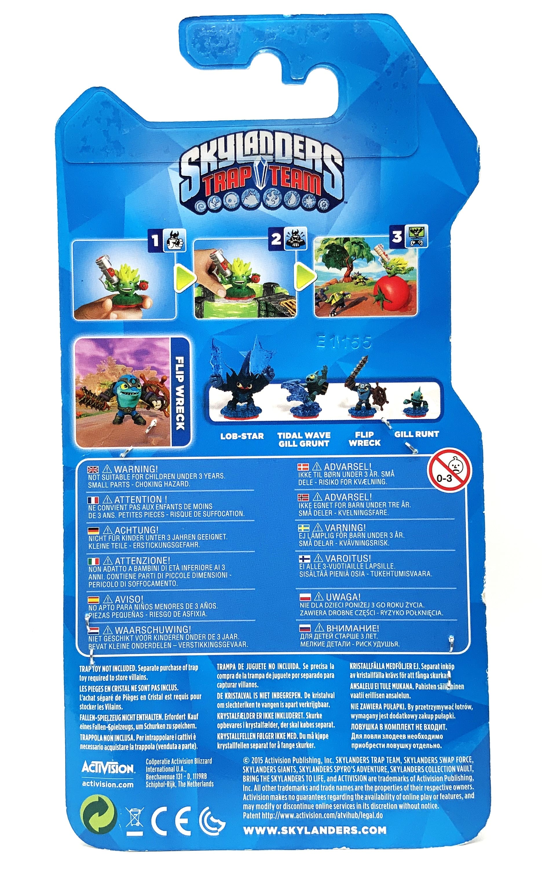 Skylanders Trap Team Figure Flip Wreck in Original Packaging OVP