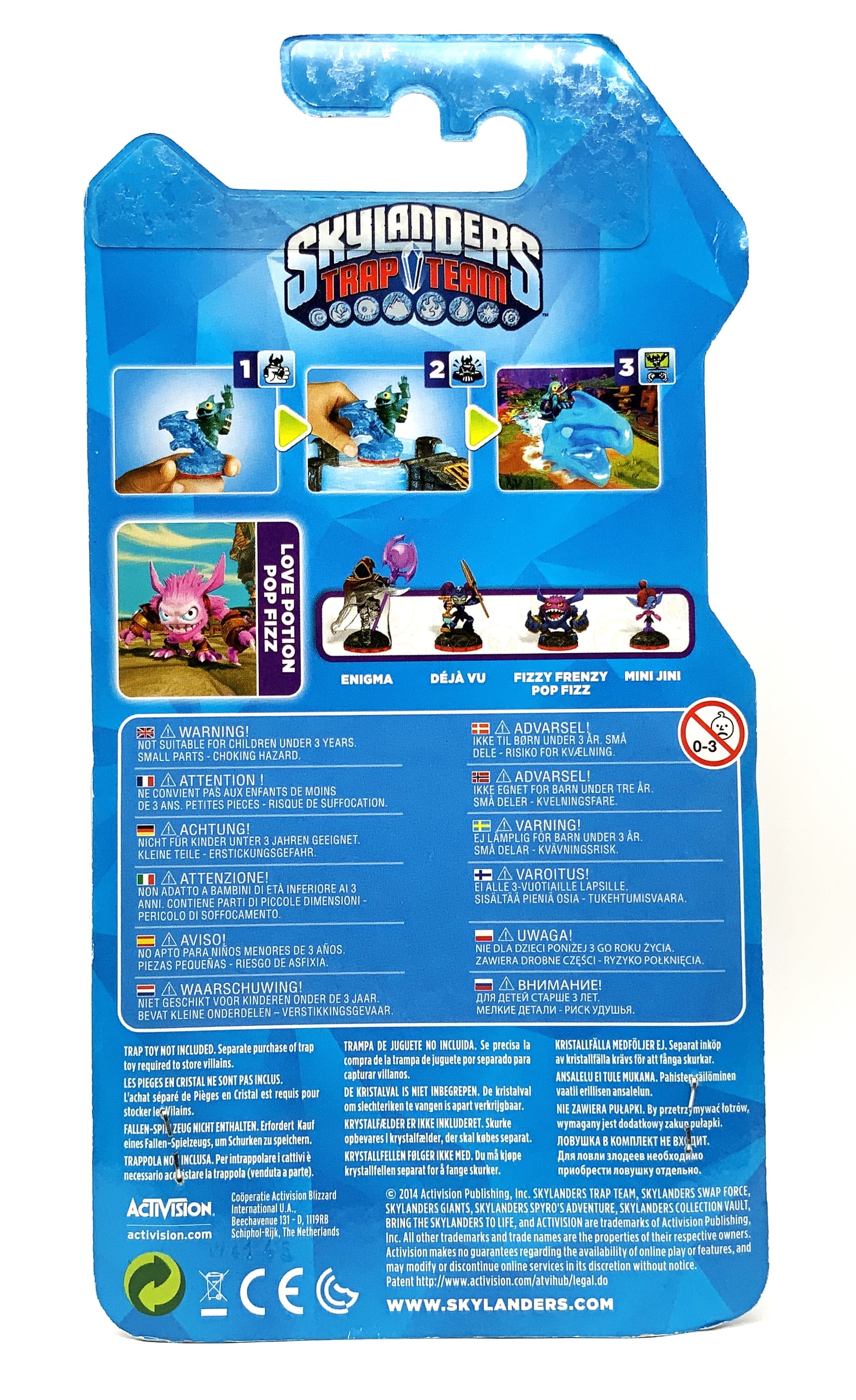 Skylanders Trap Team Figure Love Potion Pop Fizz in Original Packaging OVP