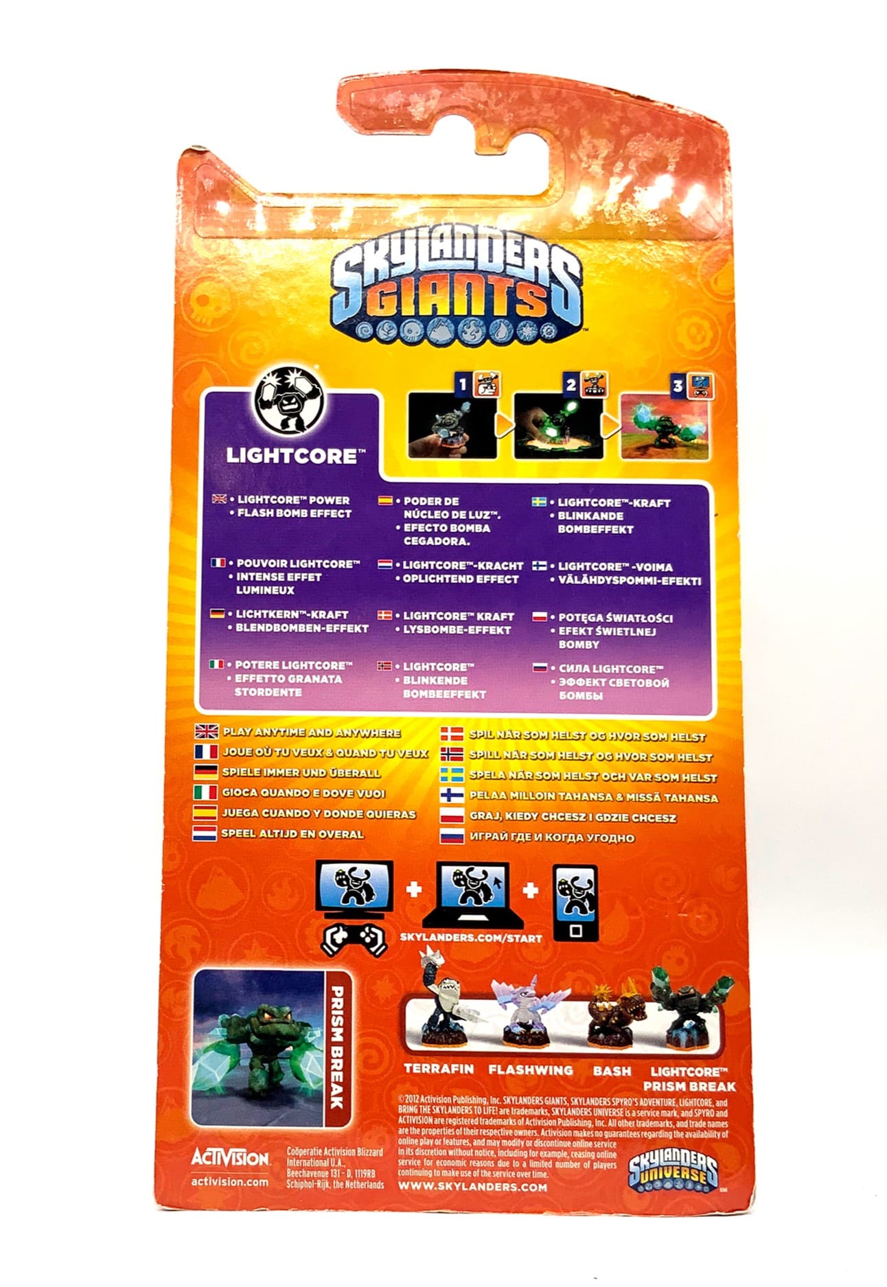 Skylanders Giants Lightcore Prism Break in OVP