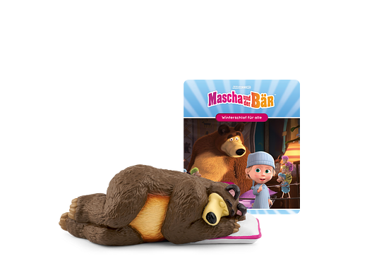 Tonie figures Masha and the Bear Hibernation for everyone + 5 more lively and funny stories Audio figure for Toniebox