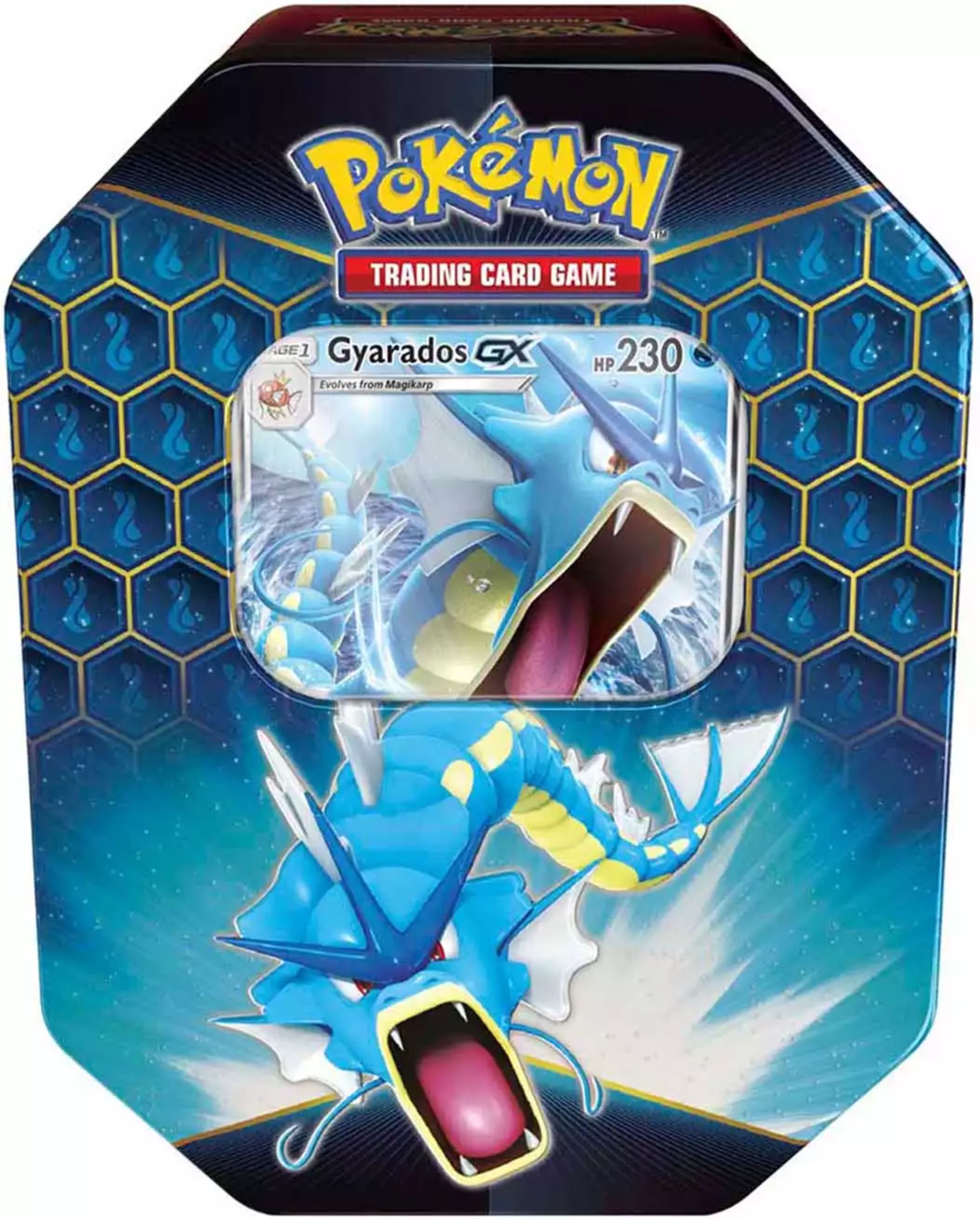 Pokémon Sun & Moon Hidden Fates Tin Gyarados (English)