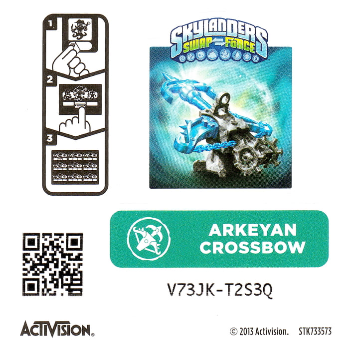 Skylanders Swap Force Arkeyan Crossbow Aufkleber