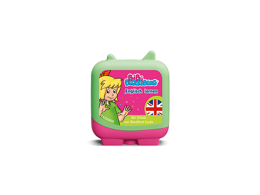 Figurines Tonie Bibi Blocksberg - Apprendre l'anglais Le trésor du château de Blackford Figurine audio pour Toniebox
