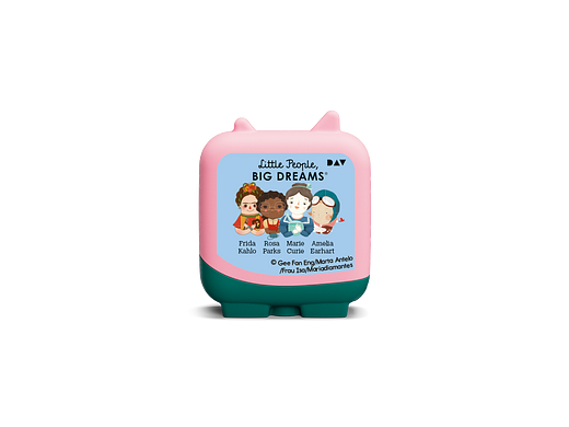 Tonie figures Little People, Big Dreams - Frida Kahlo, Rosa Parks, Marie Curie, Amelia Earhart audio figure for Toniebox