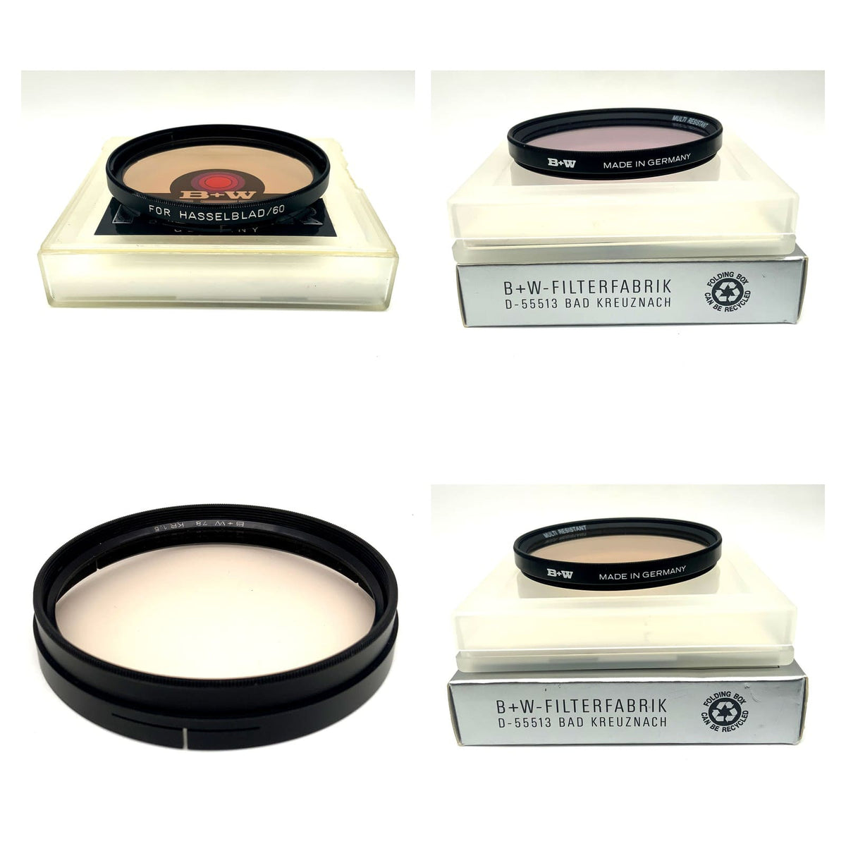 B+W Korrekturfilter Auswahl 49 52 55 58 60 62 67 72 77 78 82 86mm Objektivfilter
