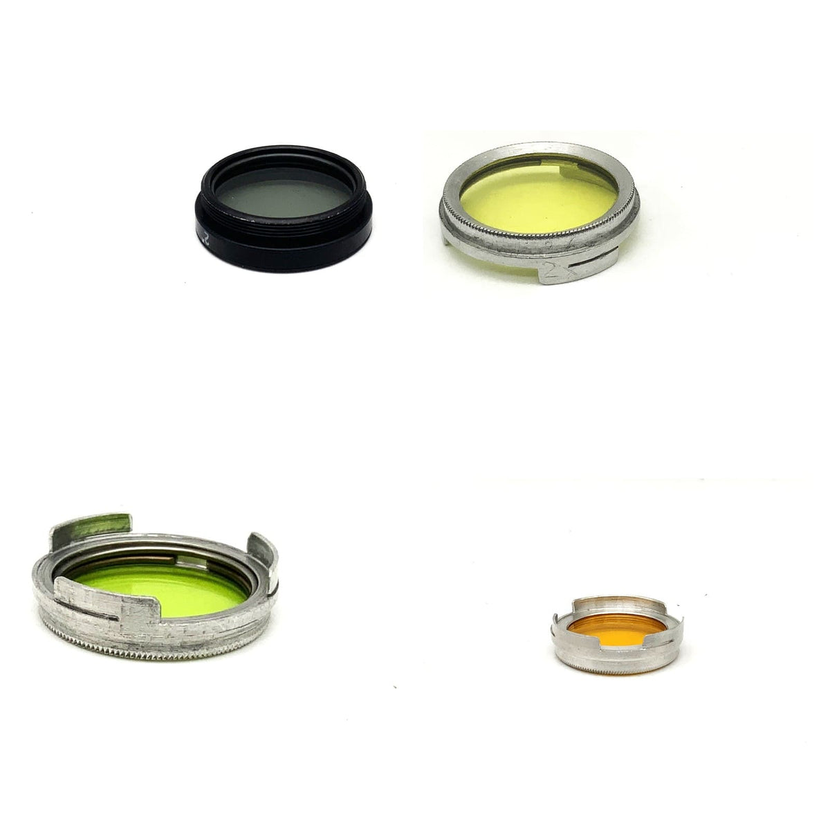 Farbfilter 24mm Auswahl Gelb Grün Orange Blau Arnz Jena Zenit Filter Schwarzweiß