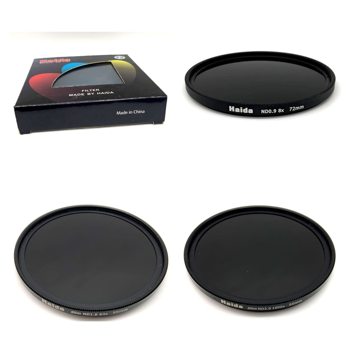 Haida Filter Auswahl Graufilter 55 72mm Objektivfilter ND-Filter Kamerafilter