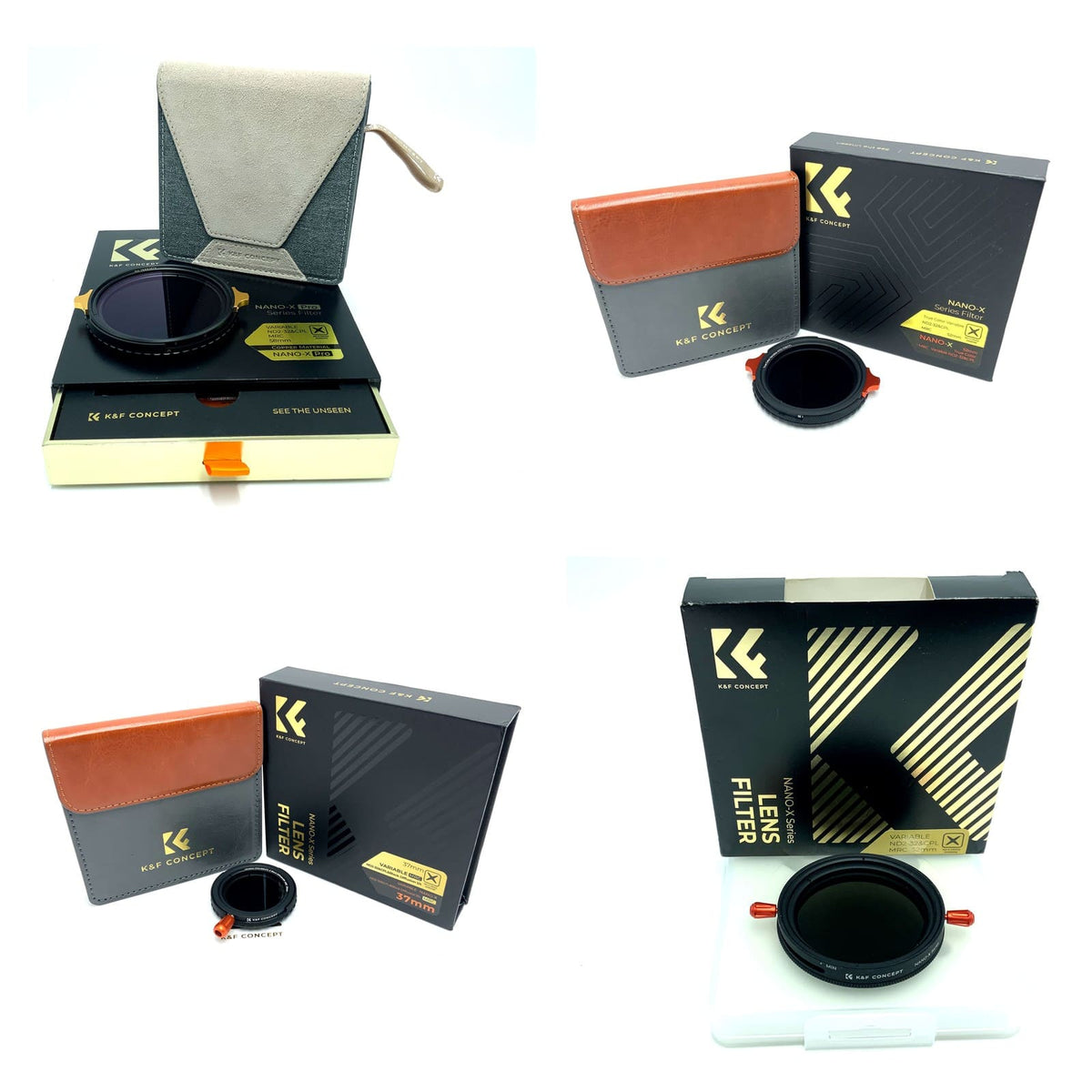 K&F Concept Polfilter Auswahl 37 39 40,5 43 46 49 52 55 58 62mm Objektivfilter