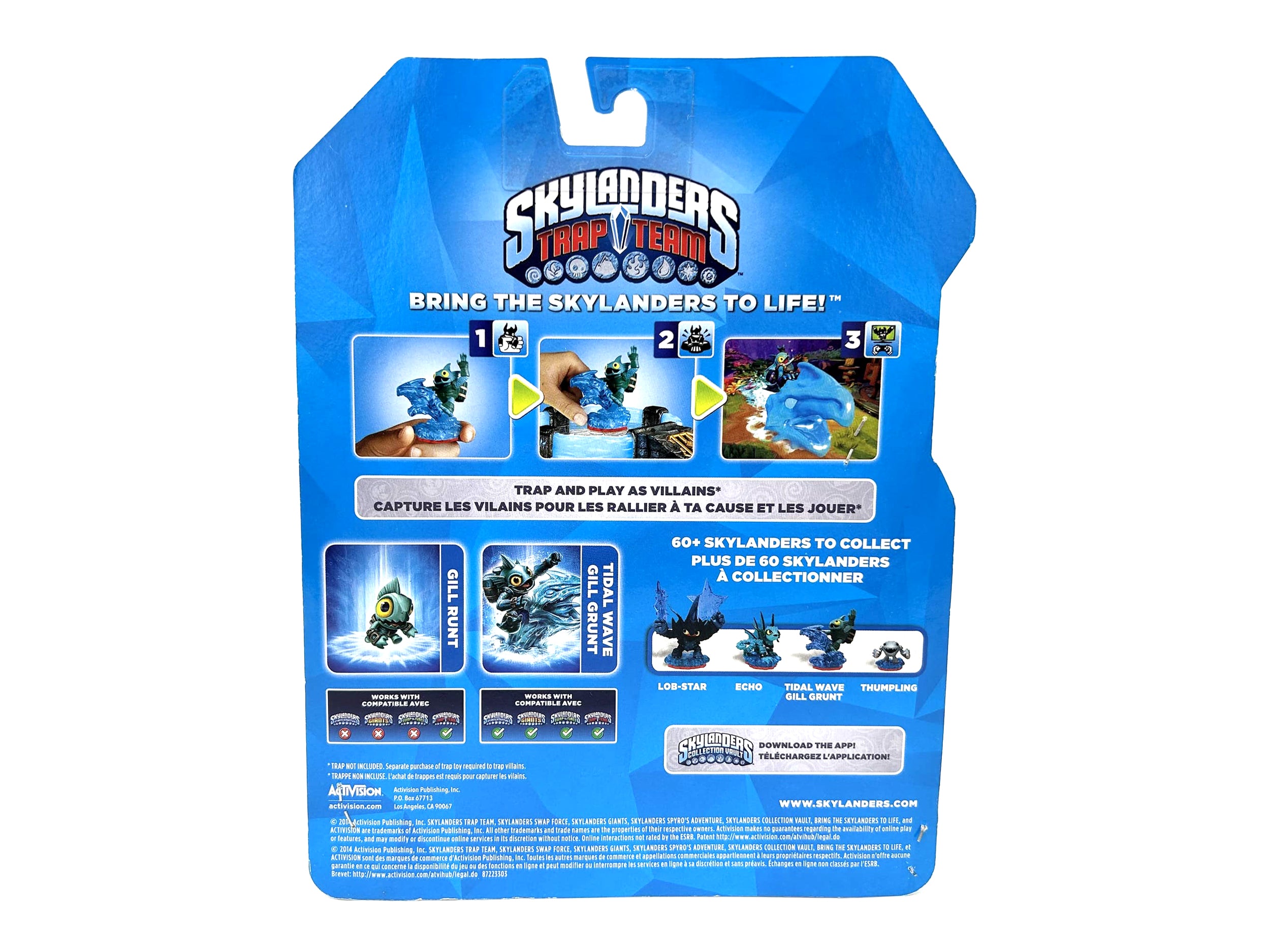 Skylanders Trap Team Tidal Wave Gill Grunt &amp; Gill Runt Duo Pack Édition Walmart