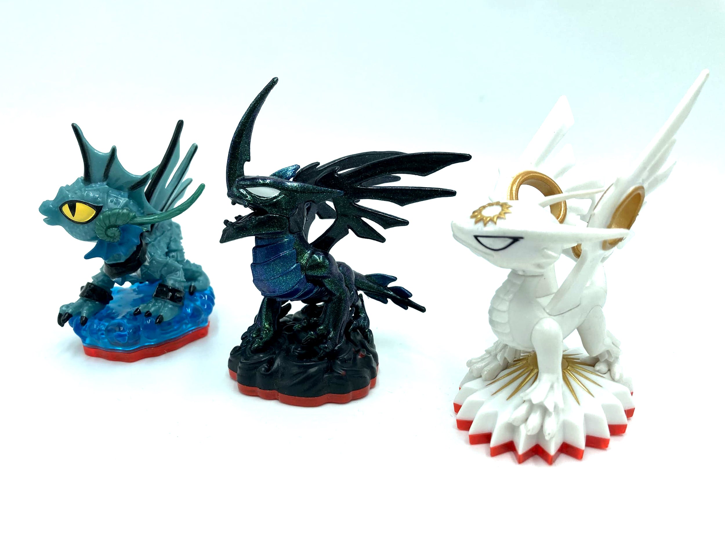 Spotlight Blackout Echo Skylanders Trap Team Figures Light Shadow Water Born 
