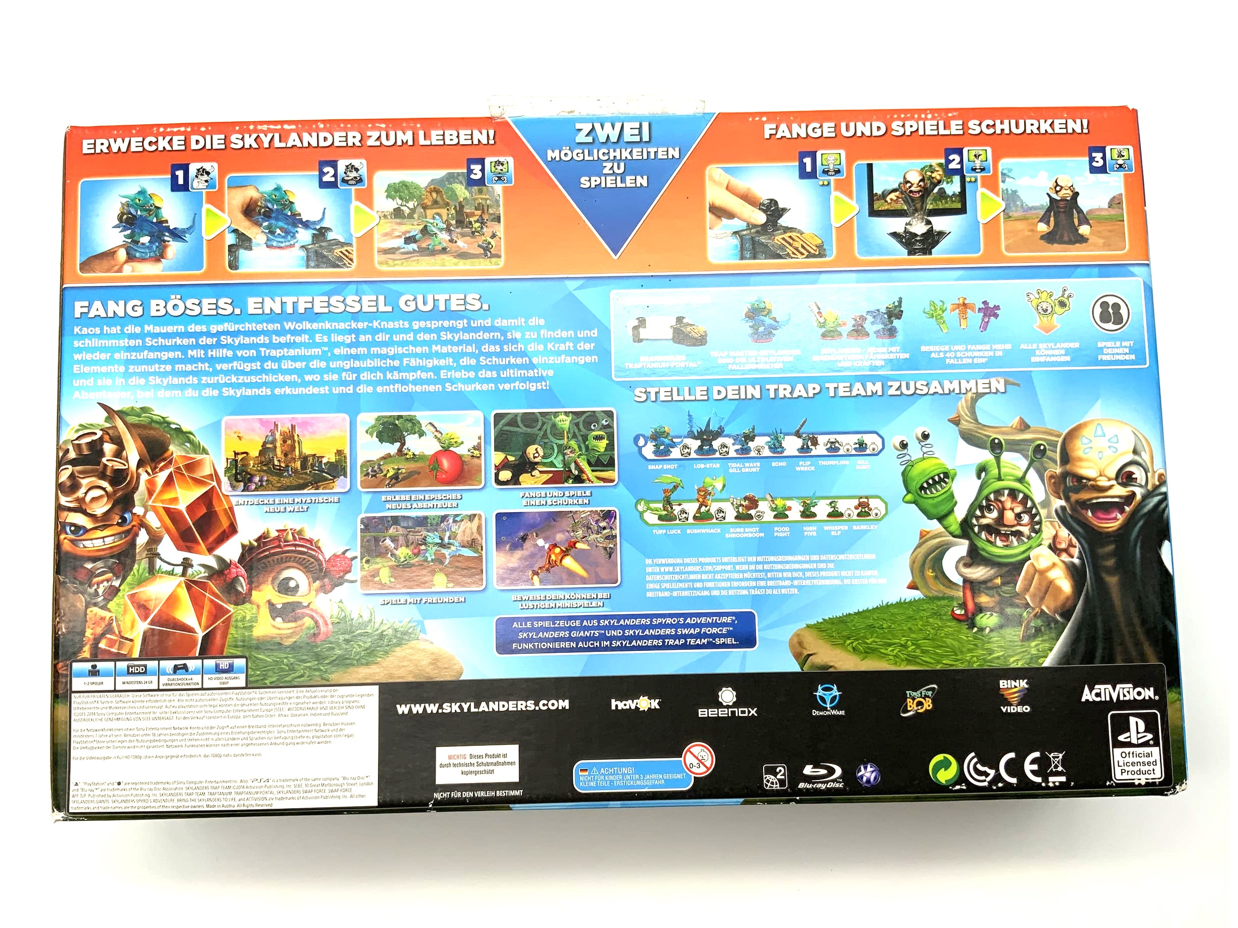 Skylanders Trap Team Starter Pack in original packaging for Sony Playstation 4 PS4