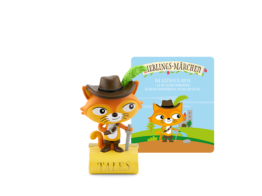 Tonie Figures Favorite Fairy Tale Puss in Boots (New Edition 2023) Audio Figure for Toniebox
