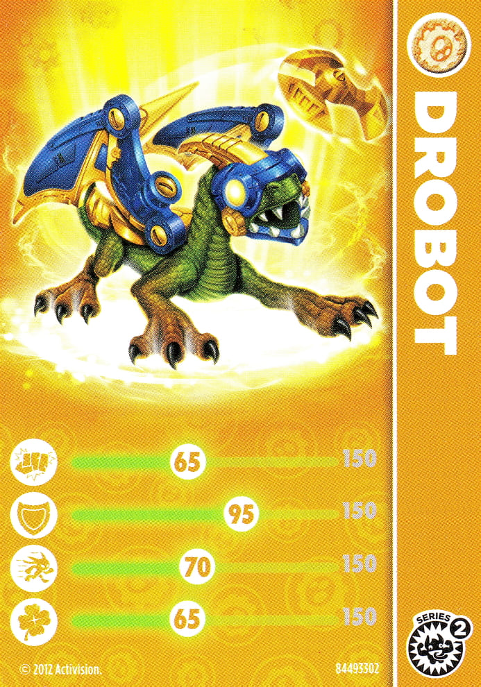 Skylanders Giants Drobot Karte