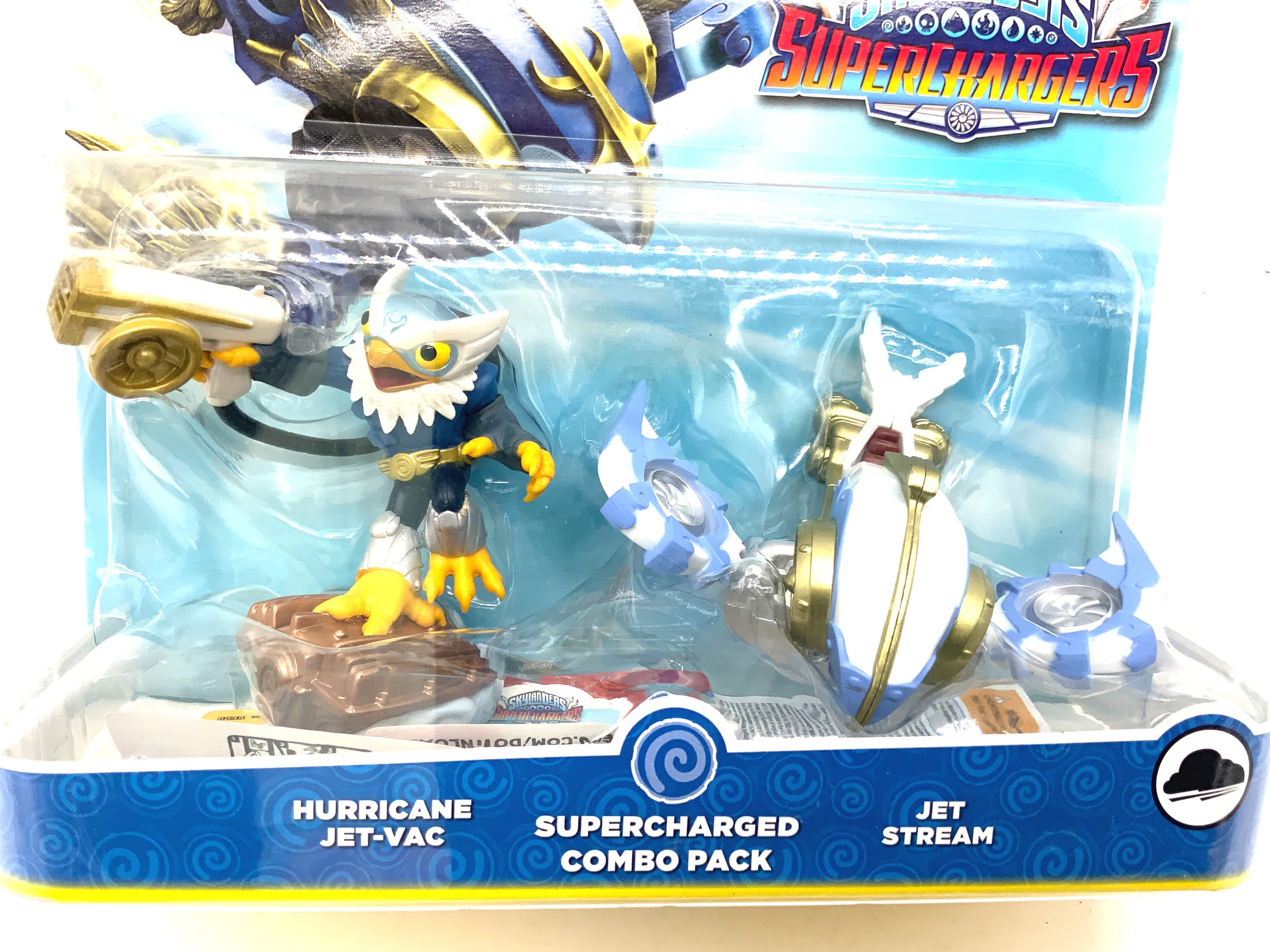 Skylanders Superchargers Supercharged Combo Pack Jet-Vac & Jet Stream in OVP