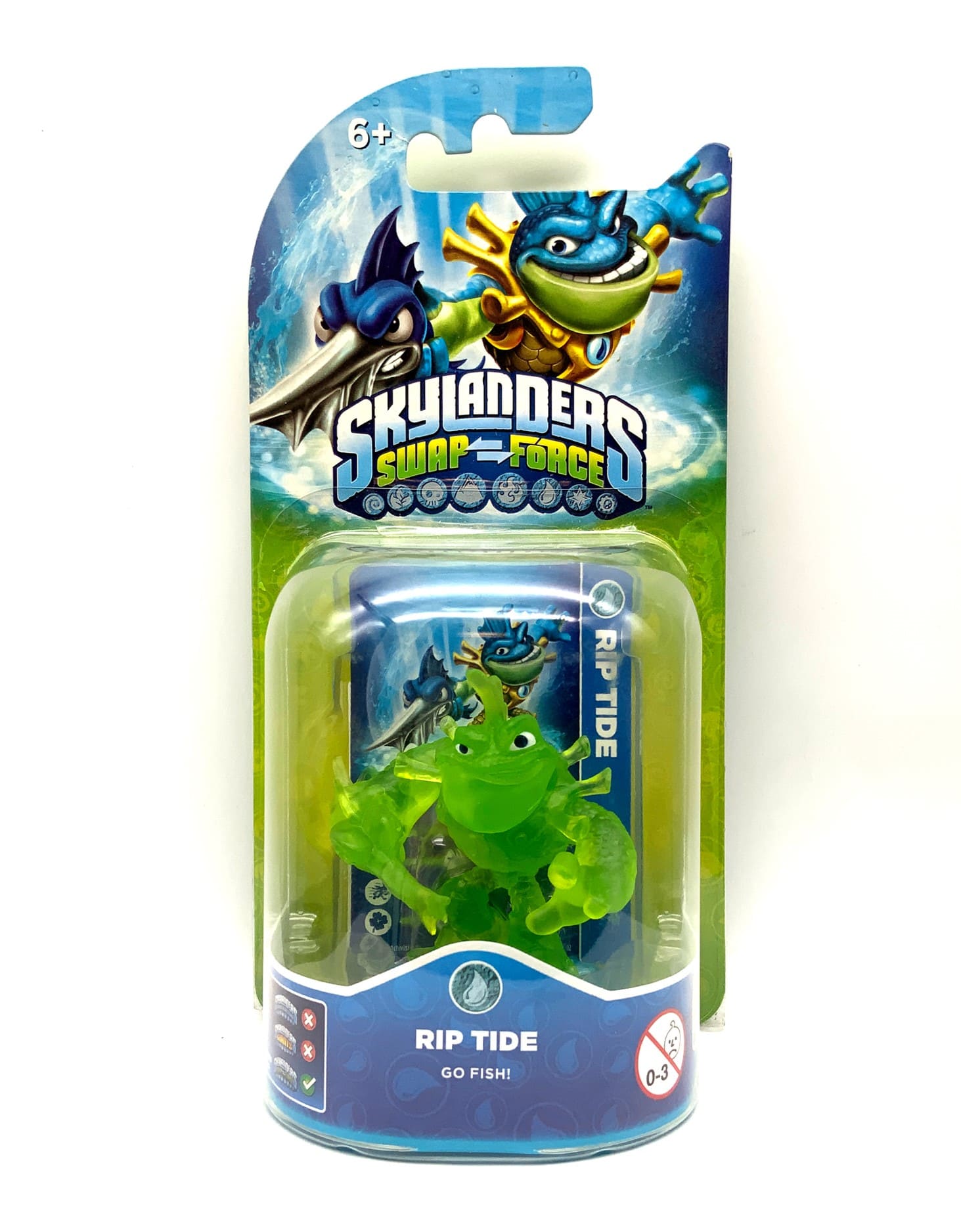 Skylanders Swap Force Rip Tide Crystal Green Chase Variante in OVP (geklebt)