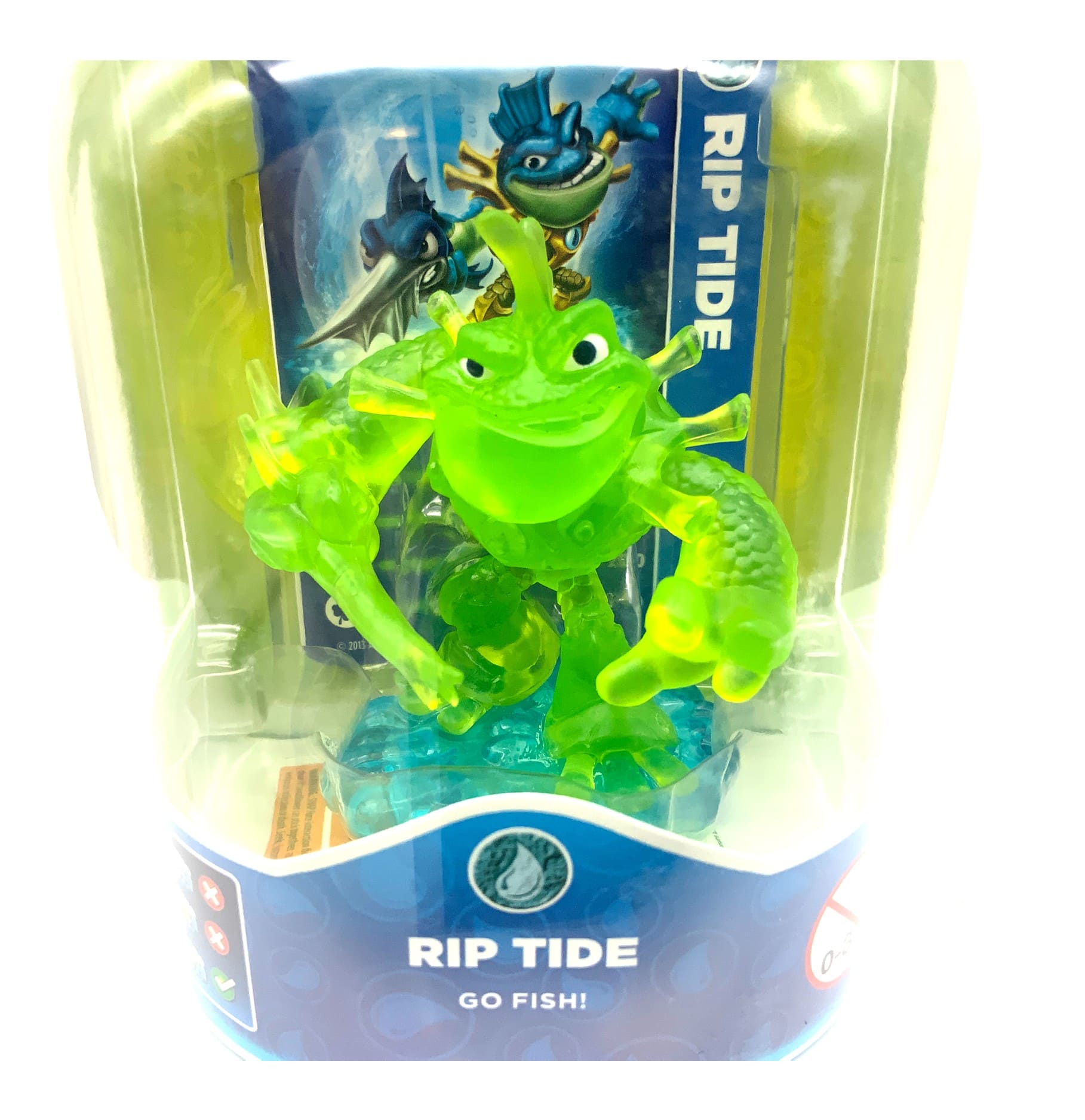 Skylanders Swap Force Rip Tide Crystal Green Chase Variante in OVP (geklebt)