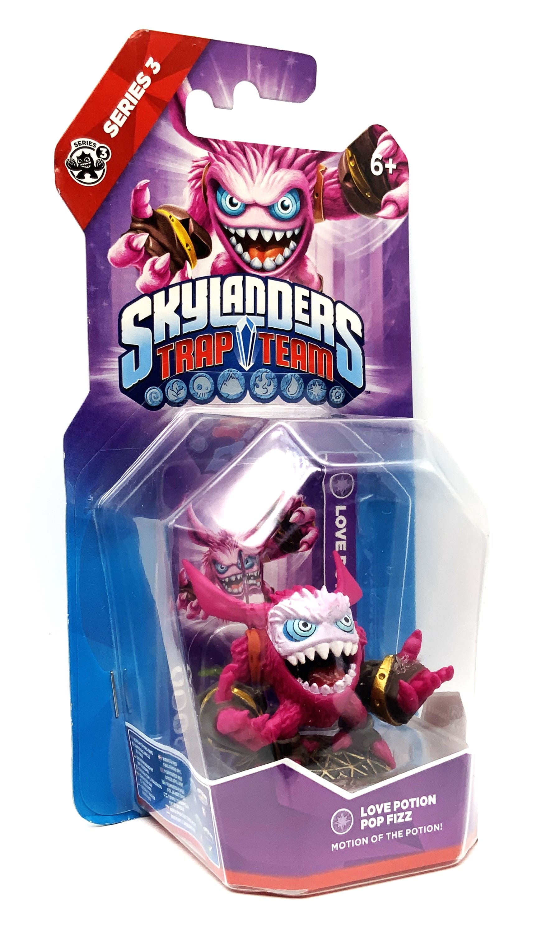 Figurine Skylanders Trap Team Love Potion Pop Fizz dans son emballage d'origine OVP