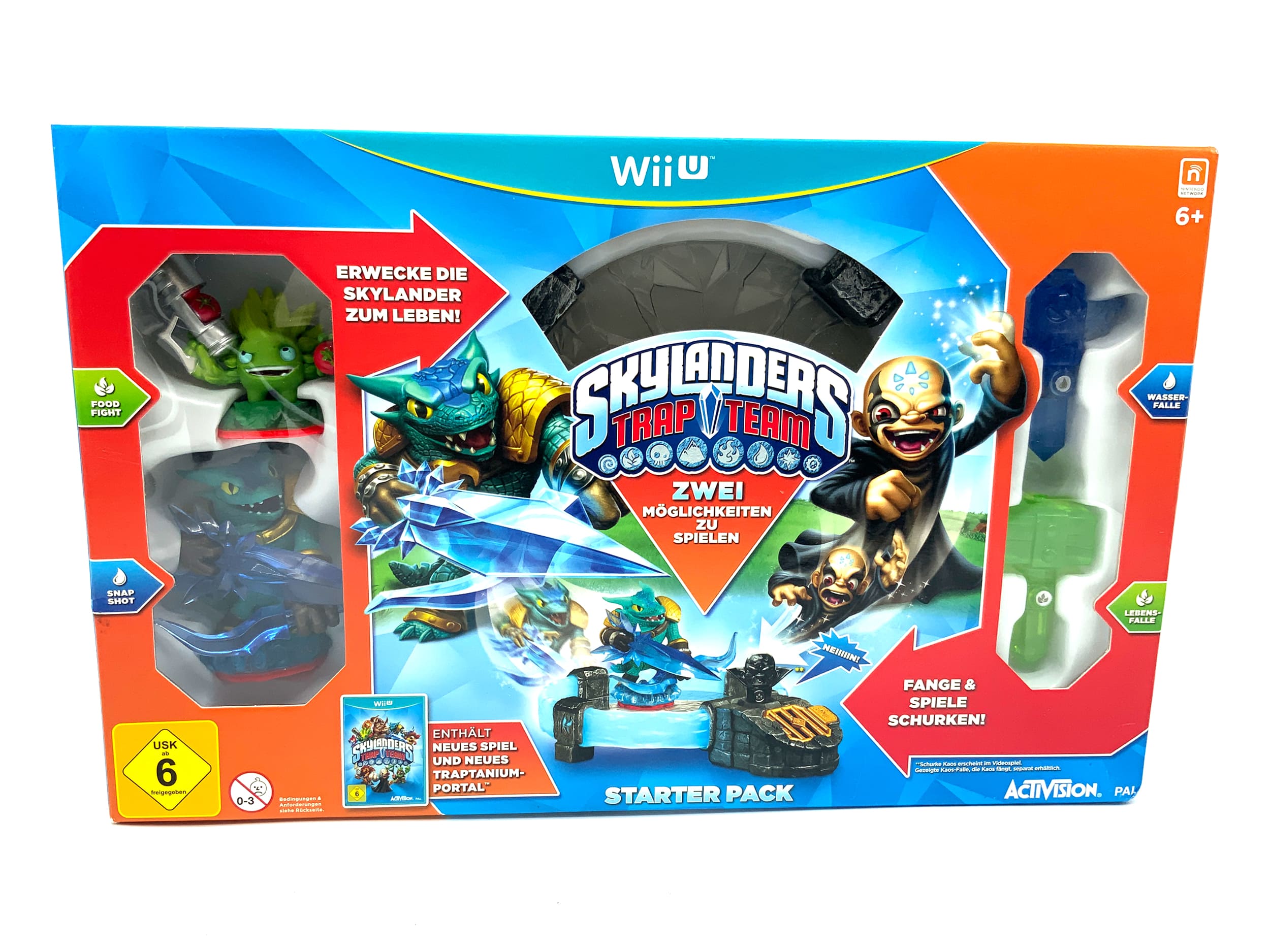 Skylanders Trap Team Starterset Nintendo Wii u starter Pack Neu