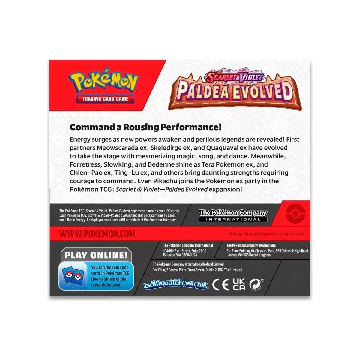 Pokémon Scarlet &amp; Violet Paldea Evolved Display 36 Booster (English)