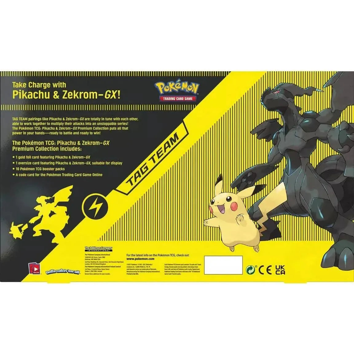 Pokémon Pikachu et Zekrom GX Premium Collection (anglais)