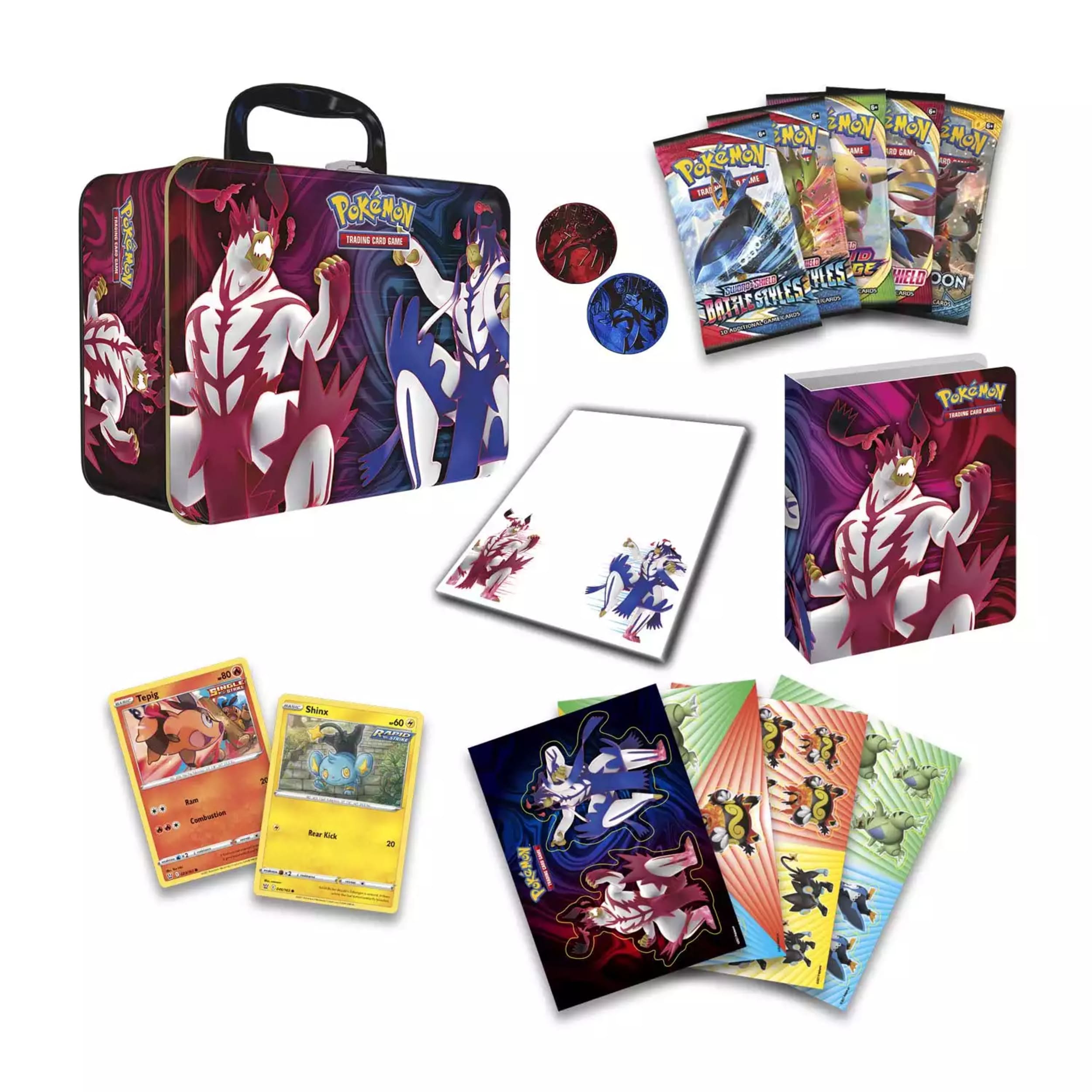 Styles de combat de coffres de collectionneurs d'épée et de bouclier Pokémon (anglais)