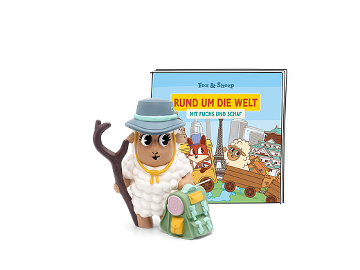 Tonie figures around the world with fox and sheep Osaka &amp; Serengeti audio figure for Toniebox