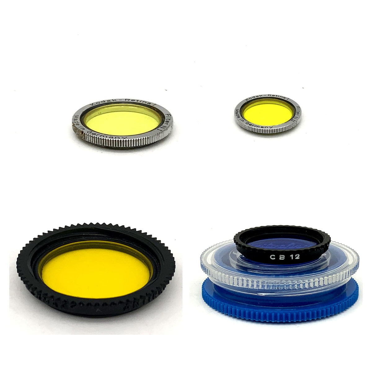 Farbfilter 22mm Auswahl Gelb Gelbgrün Grün Blau Lifa Kodak Filter Schwarzweiß
