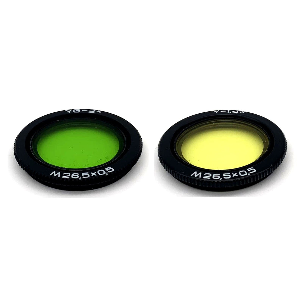 Farbfilter 26,5mm Auswahl Gelb Gelbgrün Zenit Filter Schwarzweiß SW-Filter