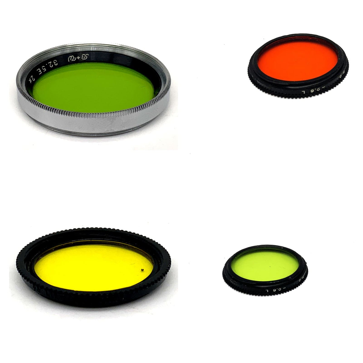 Farbfilter 32,5mm Auswahl Gelb Grün Rot Lifa B+W Filter Schwarzweiß SW-Filter