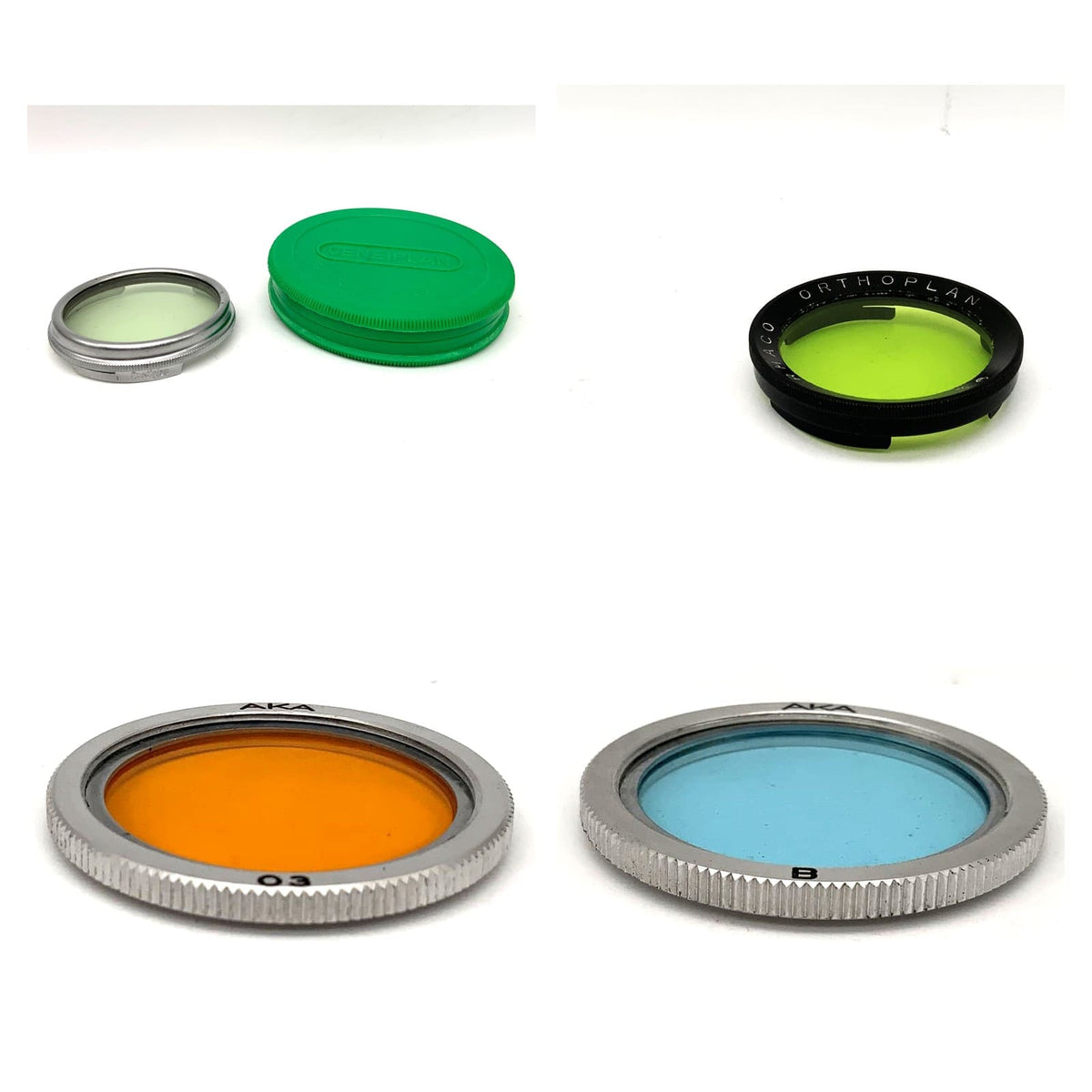 Farbfilter 36mm Auswahl Grün Orange Blau Aka Rhaco Arnz Jena Filter Schwarzweiß