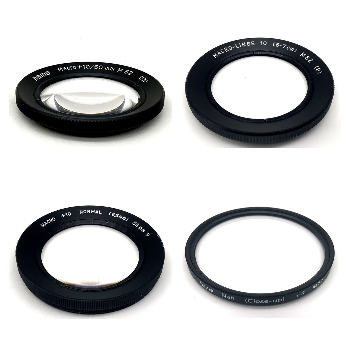 Hama Nahlinse Auswahl 49 52 55 58 62 72mm Objektivfilter Close-Up Makro