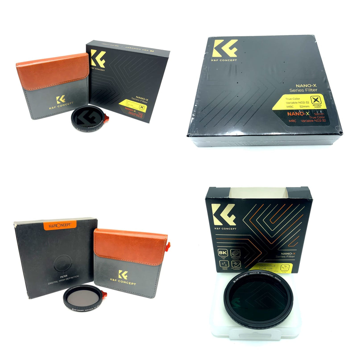 K&F Concept Graufilter Auswahl 37 40,5 43 46 49 52 55mm Objektivfilter ND-Filter